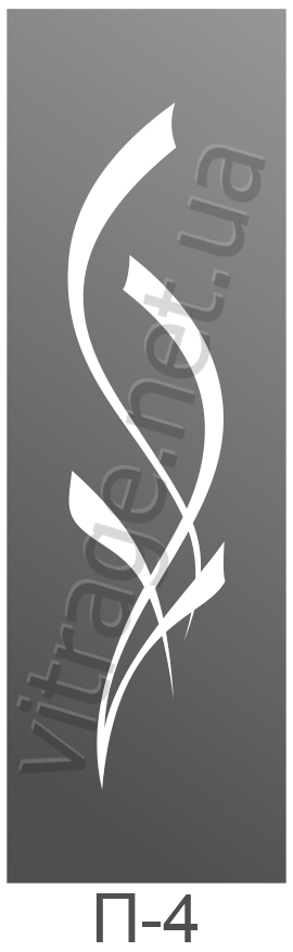 Зеркало с пескоструйным рисунком в шкаф-купе купить Киев