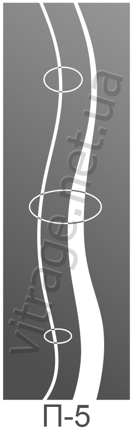 Зеркало с пескоструйным рисунком в шкаф-купе купить Киев