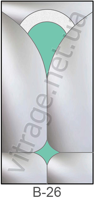 Дверные витражи купить Киев