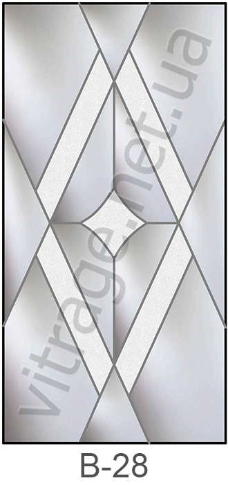 Дверные витражи купить Киев